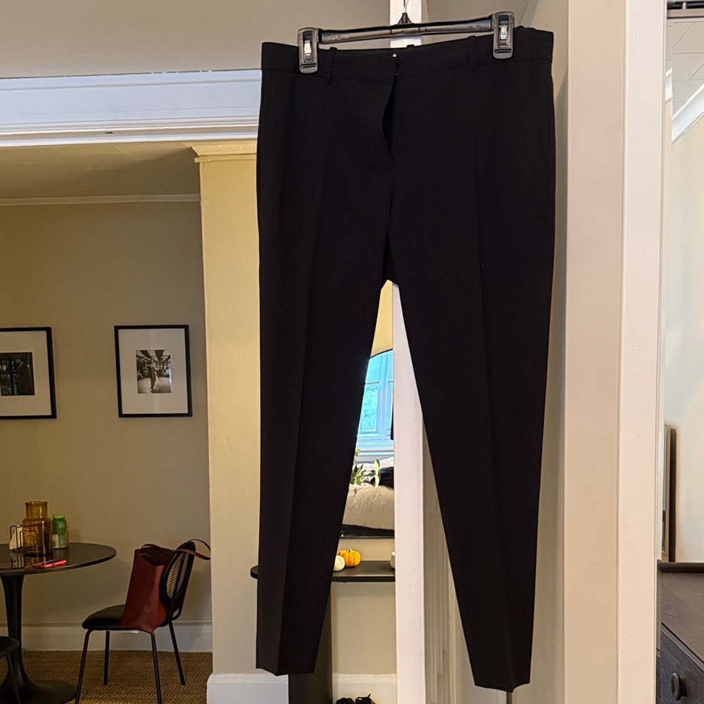 Theory Black Slim Trousers